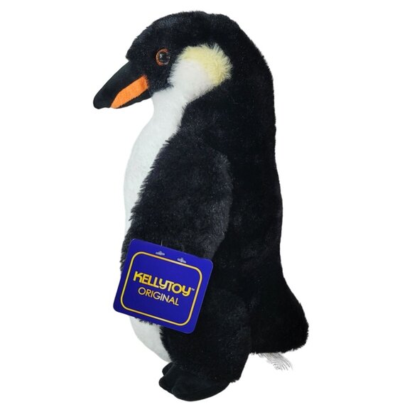 Kellytoy Penguin Plush Black 14.5" Standing Soft Stuffed Animal Emperor 2021 NWT - Picture 4 of 11